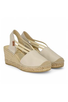 Campesinas in pelle colore beige. VIDORRETA | 05500-PELLE BEIGE